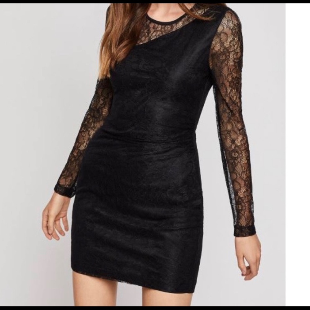 BCBGENERATION Women’s Shirred Log Bodycon Dress